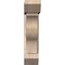 Ekena Millwork Funston Slat Smooth Bracket w/ Offset Brace, Douglas Fir, 7 1/2"W x 24"D x 32"H BKT0806X24X32FST06SDF - alternate 2